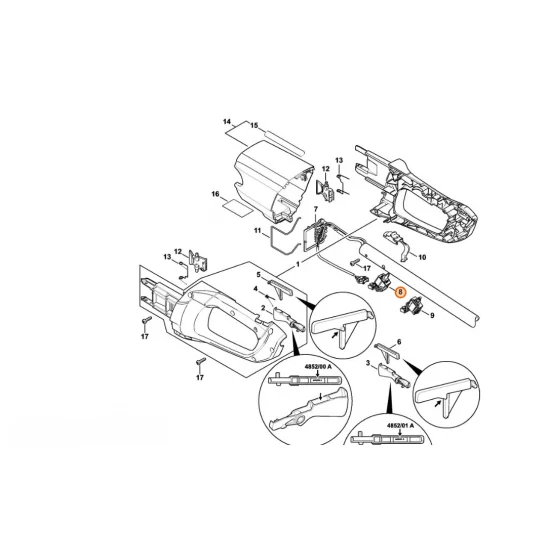 STIHL  Przełącznik 4852 430 0502